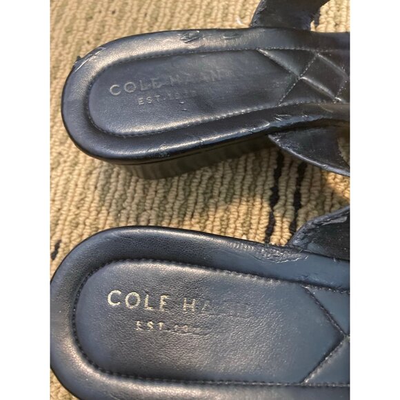 Cole Haan Black Tali Bow Sandals Size 8 - Picture 3 of 7